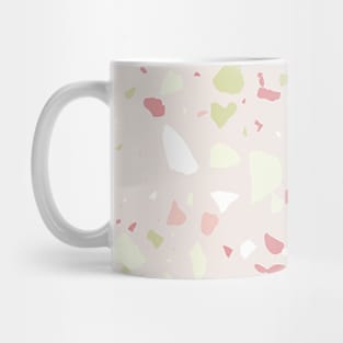 Spring Summer Pink Modern Terrazzo Pattern Mug